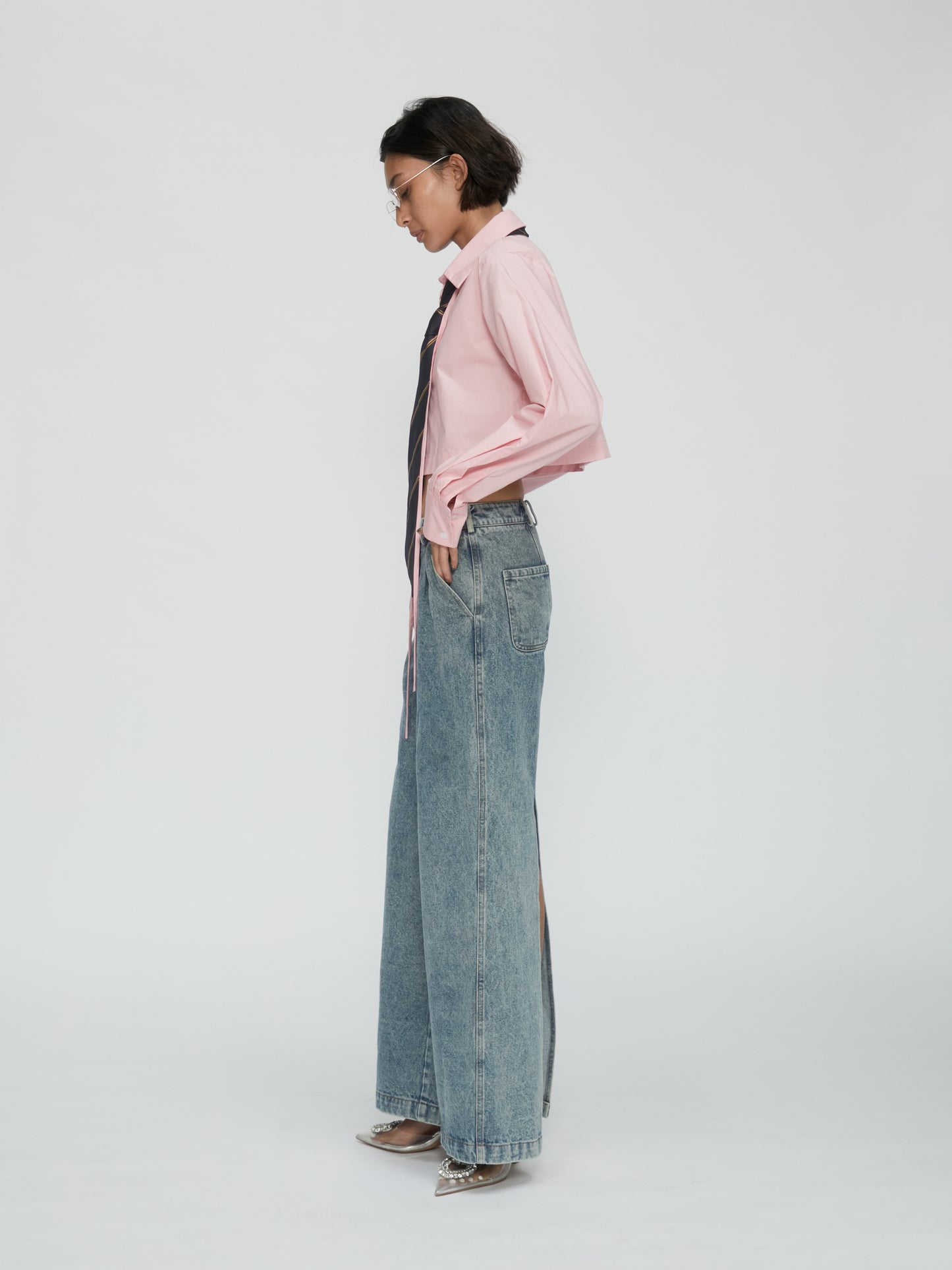 Slit Denim