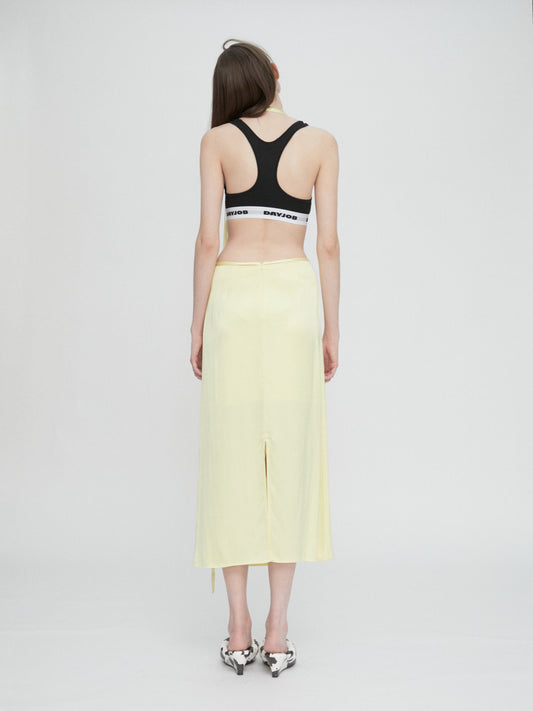 Wrapper Yellow Skirt