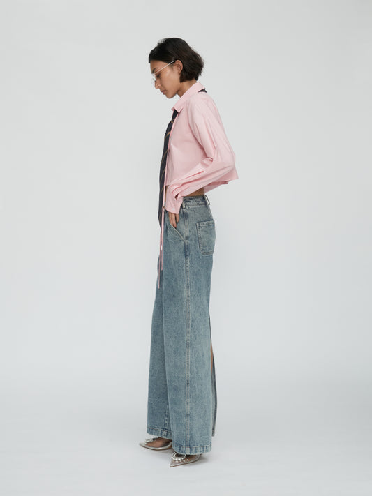Slit Denim