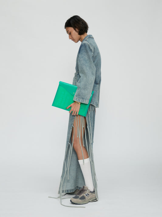 Ribbon Denim Jacket