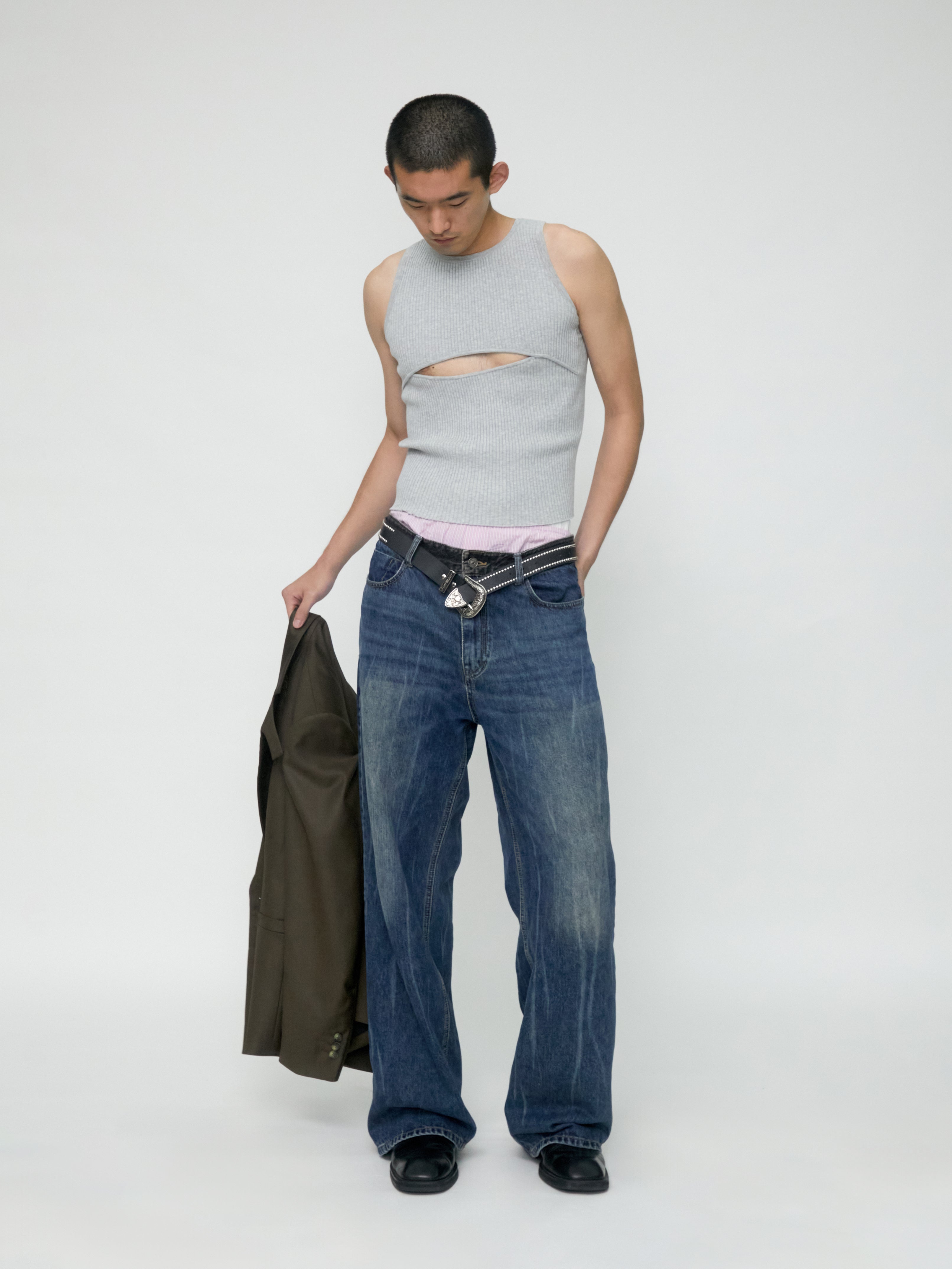 DAYJOB: Boobie Grey Top