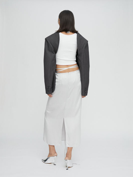 Wrapper Grey Skirt