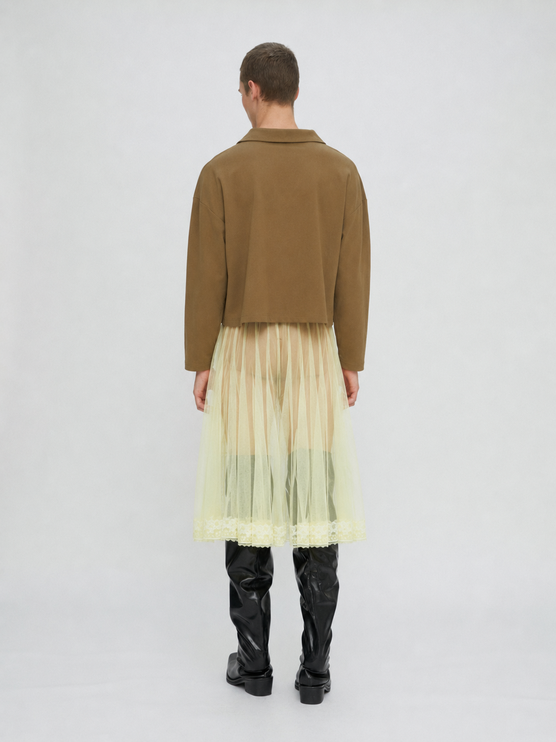 Oversize Cropped Polo